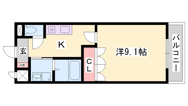 Ｍハイツの物件間取画像