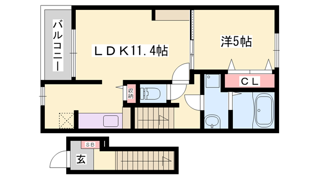 物件間取画像