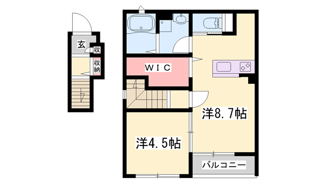 物件間取画像