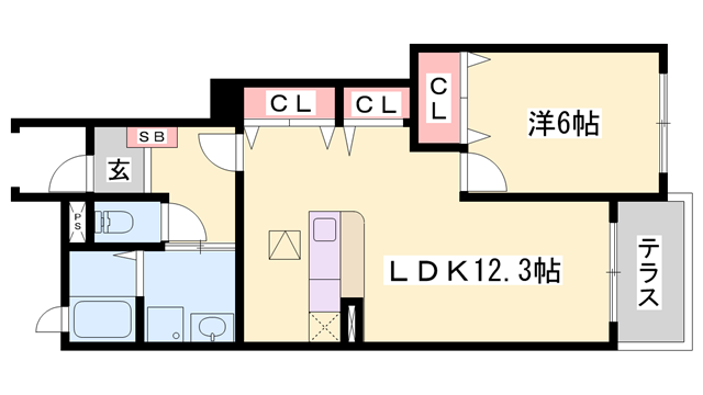 物件間取画像