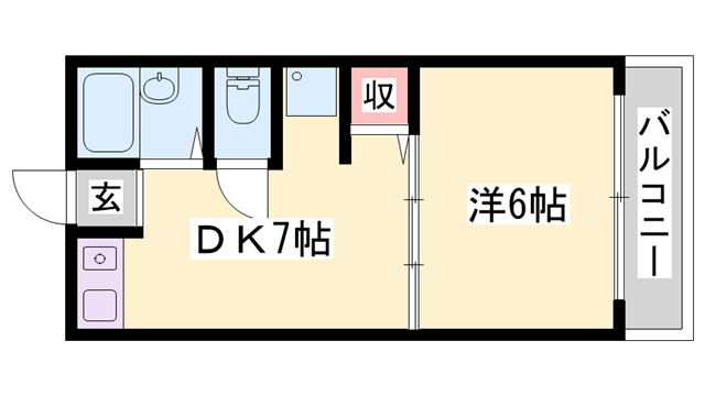 インタービレッジ三条の物件間取画像