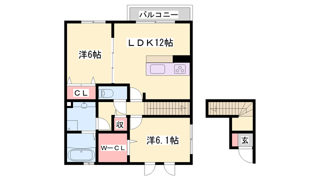 物件間取画像
