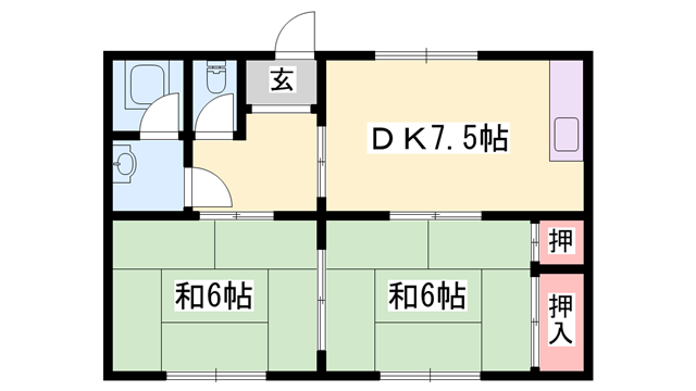 物件間取画像