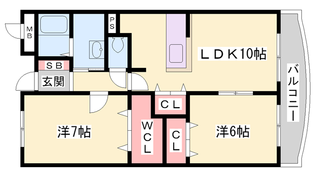 物件間取画像