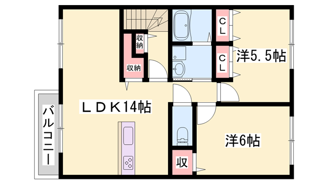 物件間取画像