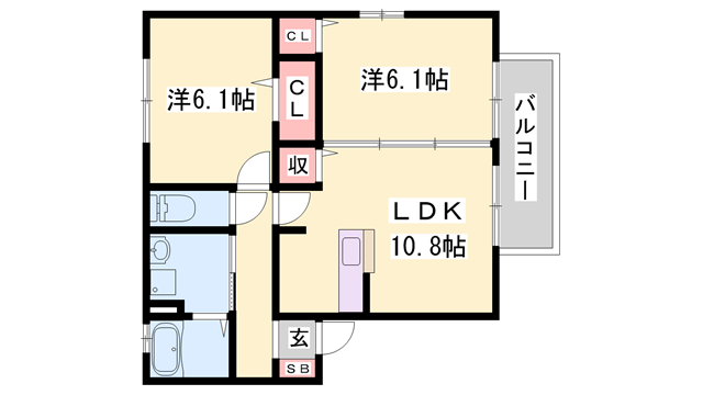 物件間取画像