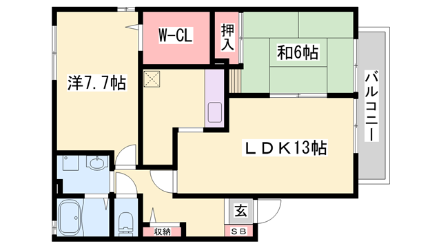 物件間取画像
