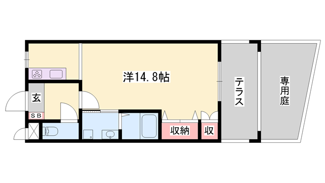ミューズ大幸の物件間取画像