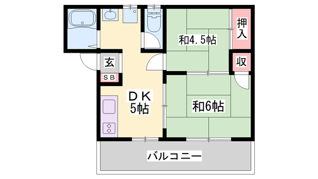 物件間取画像