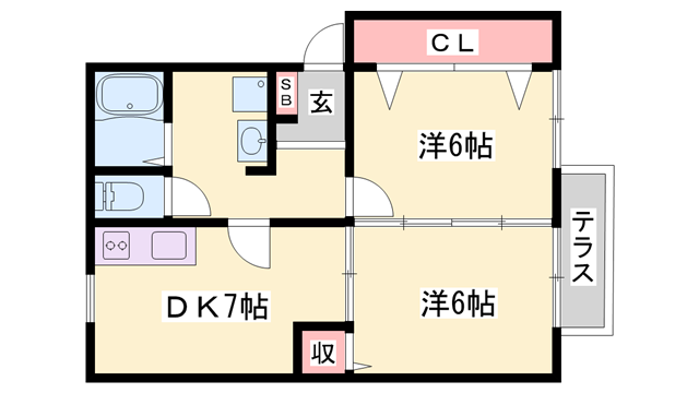 物件間取画像