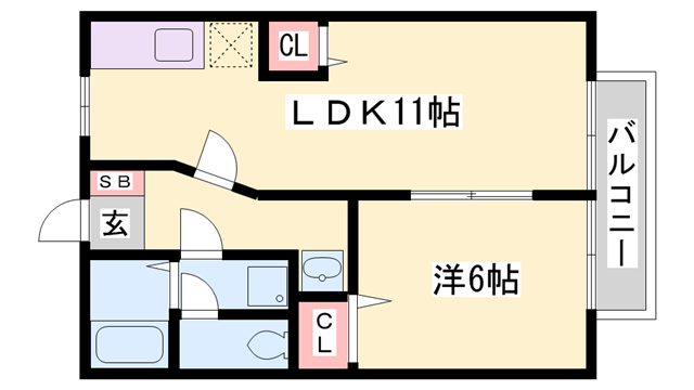 物件間取画像