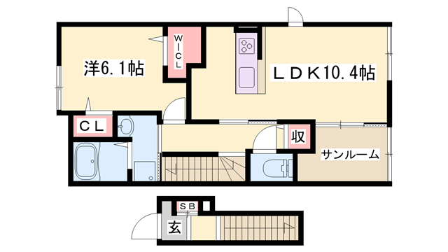 物件間取画像