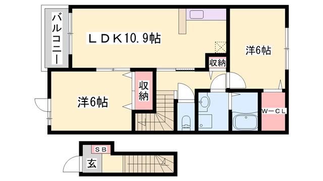 物件間取画像
