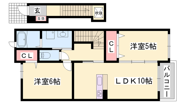 物件間取画像