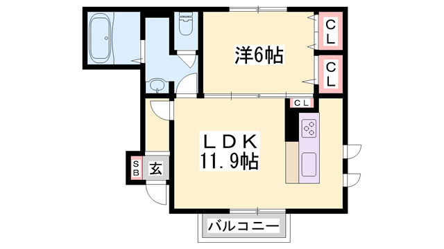 物件間取画像