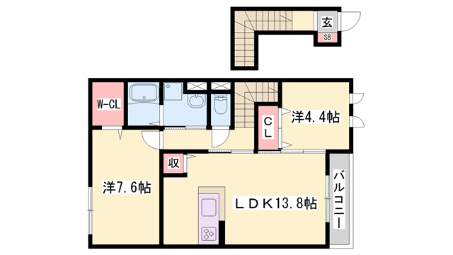 物件間取画像