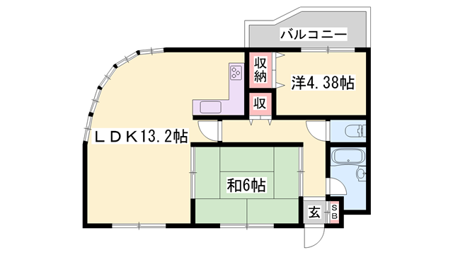 物件間取画像