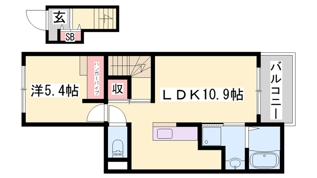 物件間取画像