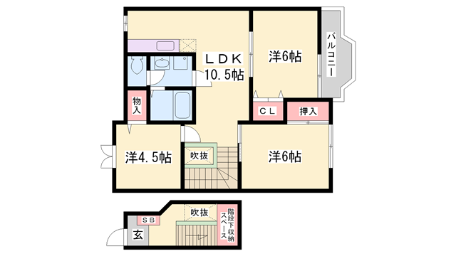 物件間取画像