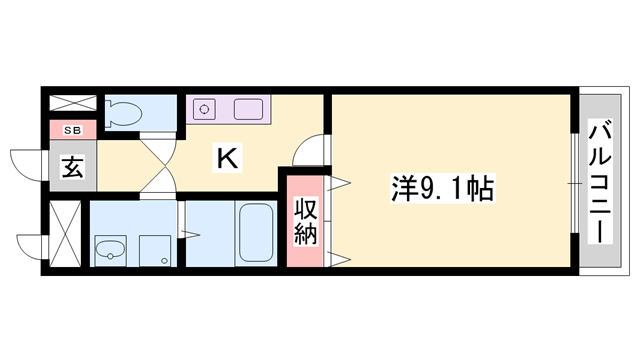 物件間取画像