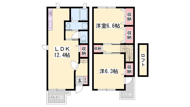 物件間取画像