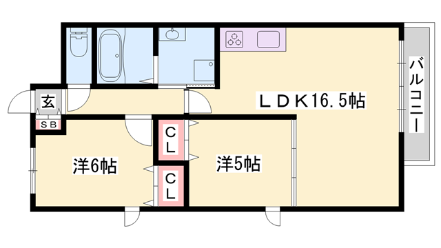 物件間取画像