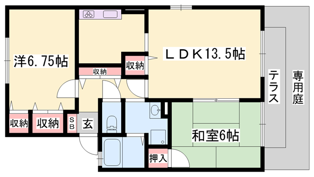 ラフェスタの物件間取画像