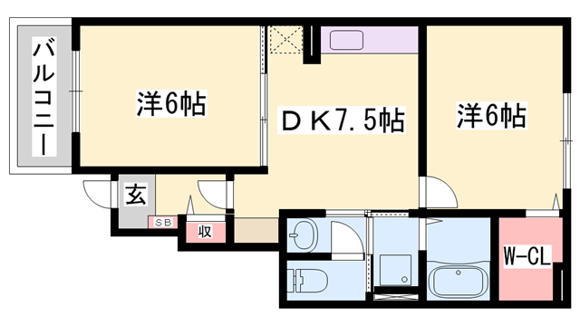 物件間取画像