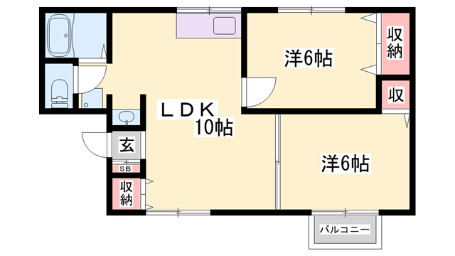 物件間取画像