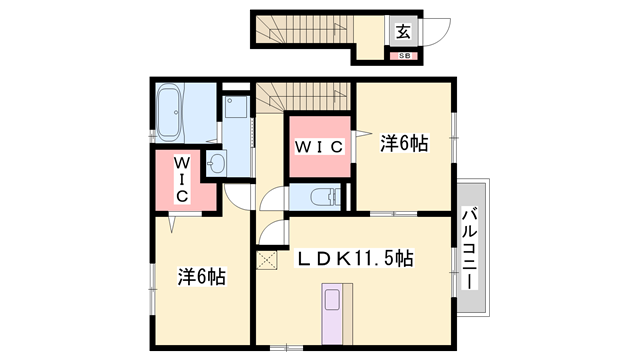 物件間取画像
