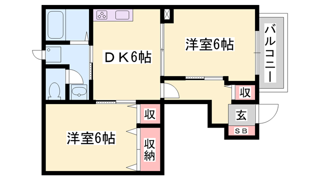 レジデンス東蒲田の物件間取画像