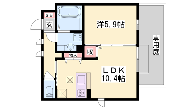 物件間取画像