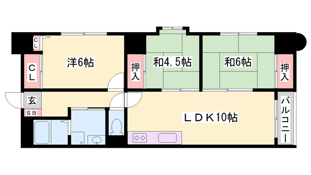 物件間取画像