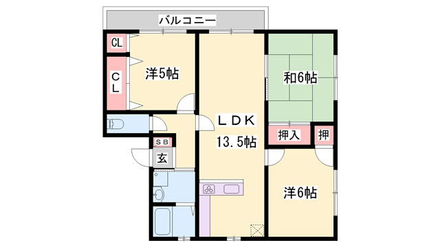 物件間取画像
