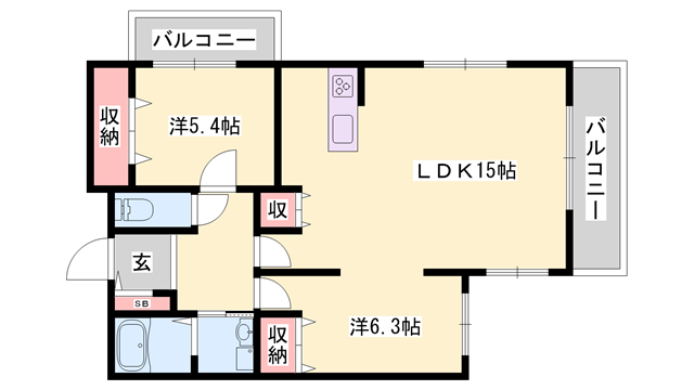 グラジオ元町プレミアムの物件間取画像